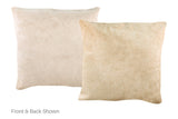 Champagne Cowhide Pillow 16x16 #A52283 by Hudson Hides