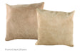 Champagne Cowhide Pillow 16x16 #A52285 by Hudson Hides