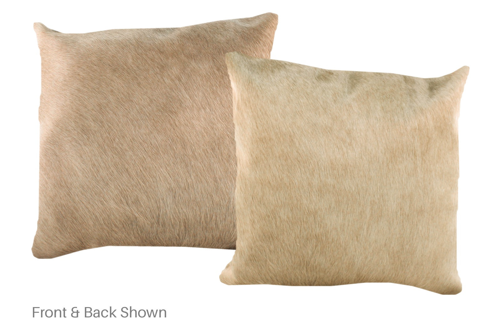 Champagne Cowhide Pillow #A52285