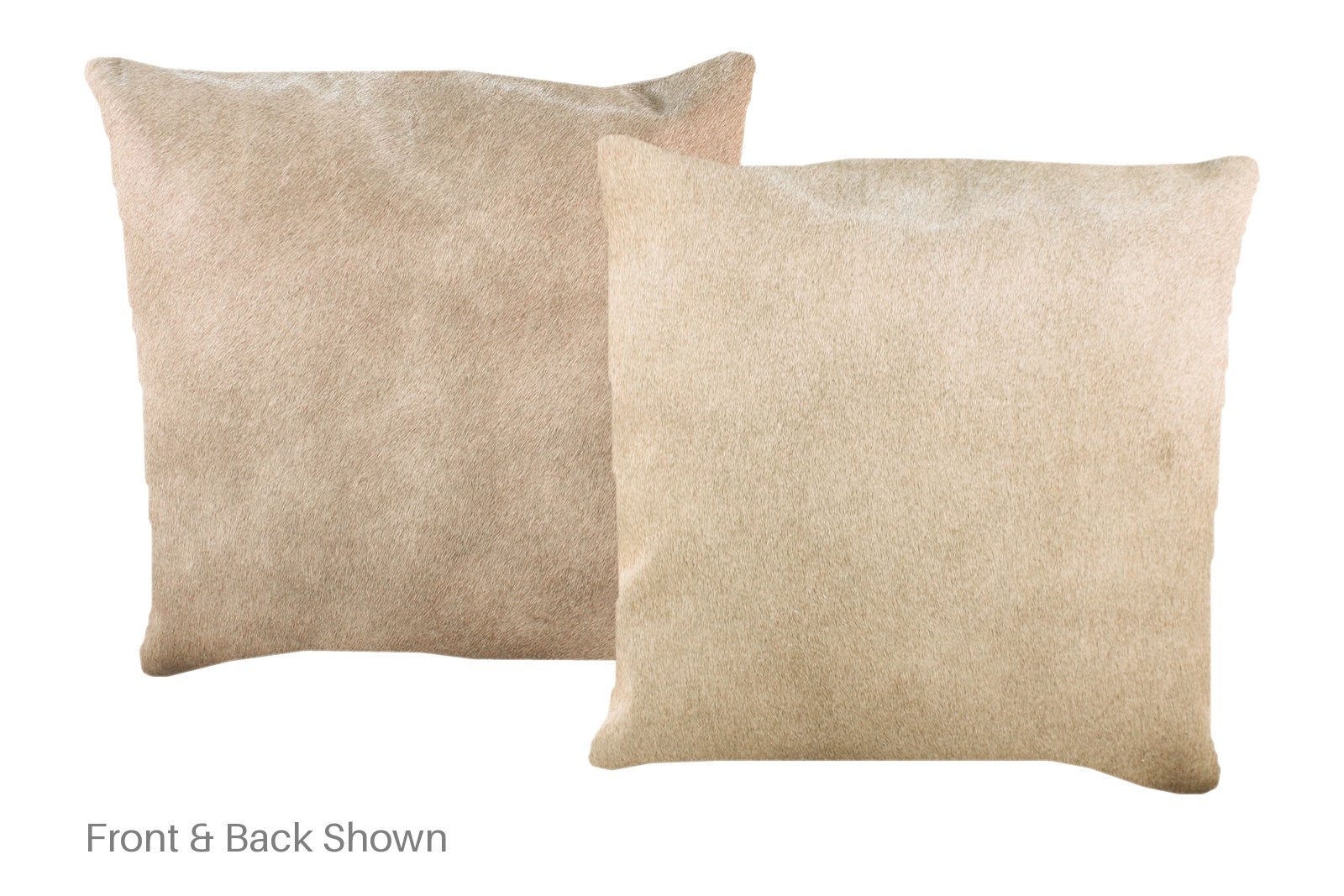 Champagne Cowhide Pillow #A52287