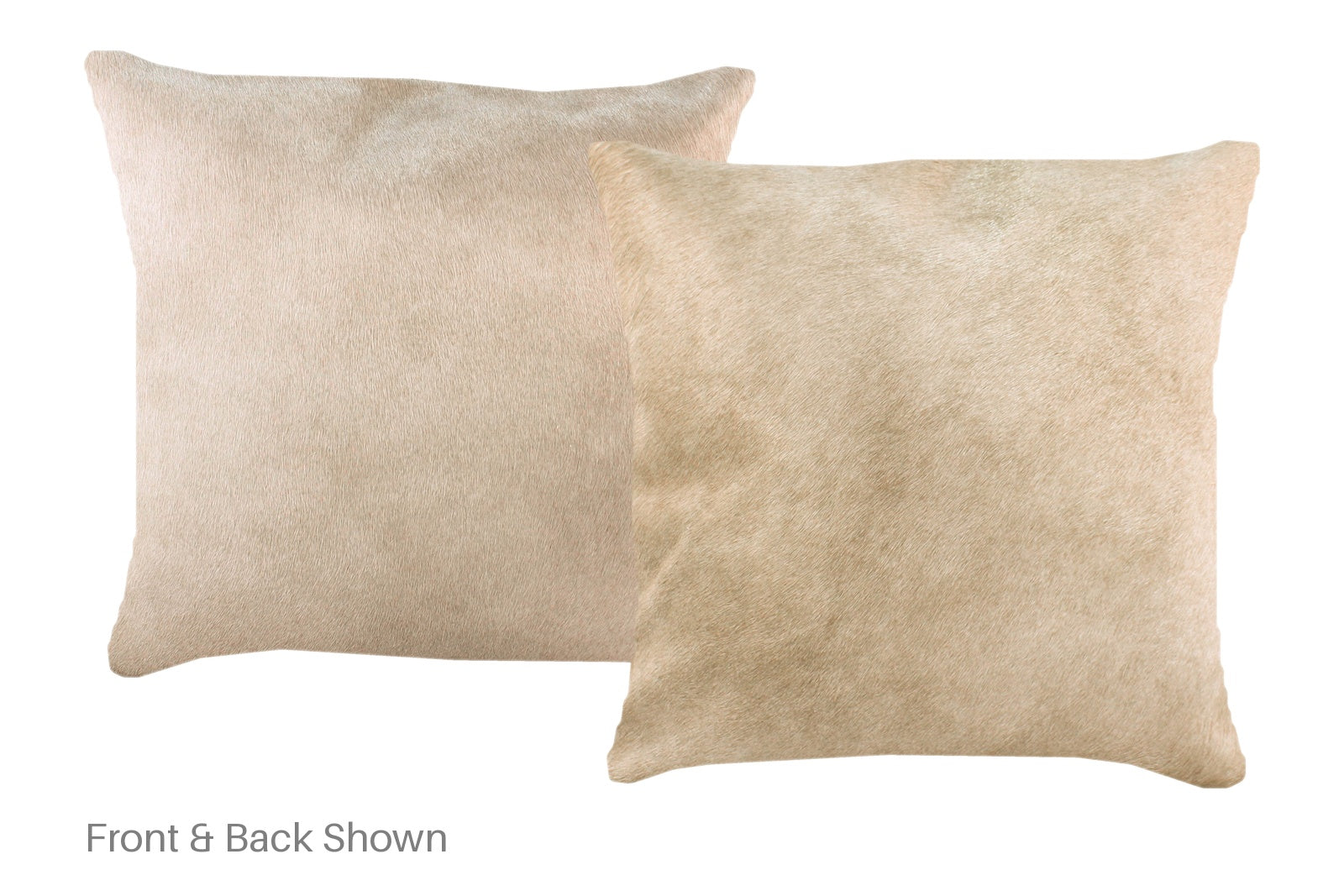 Champagne Cowhide Pillow #A52290