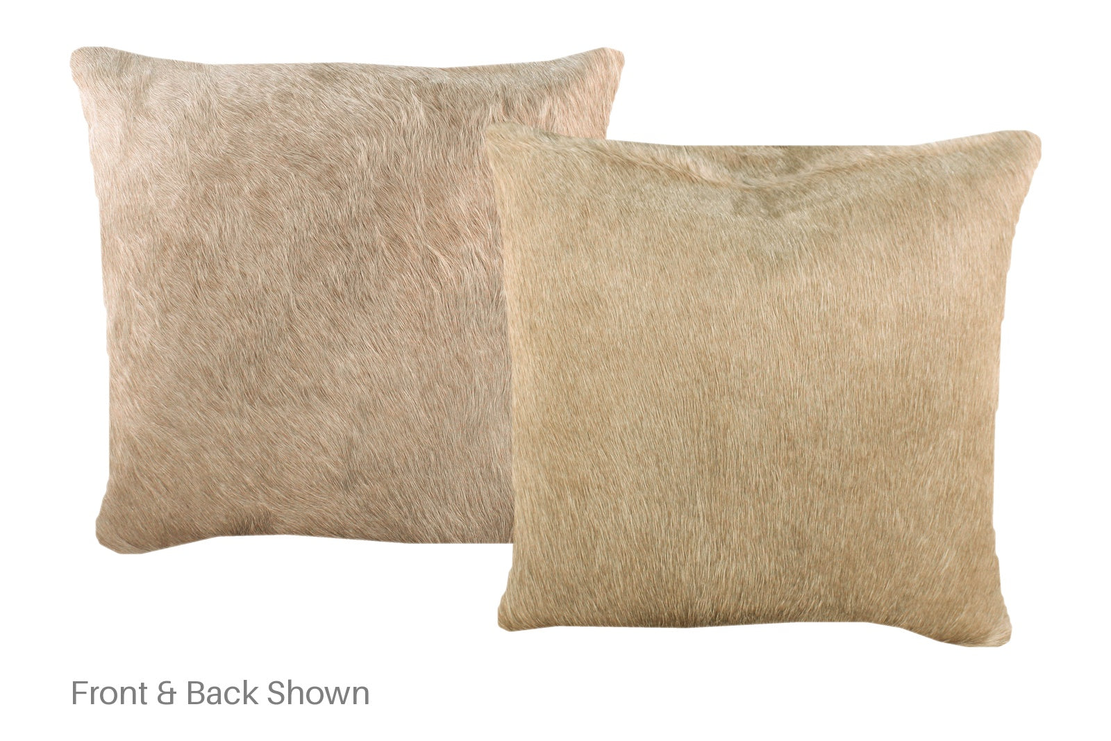 Champagne Cowhide Pillow #A52291
