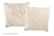 Champagne Cowhide Pillow 16x16 #A52293 by Hudson Hides