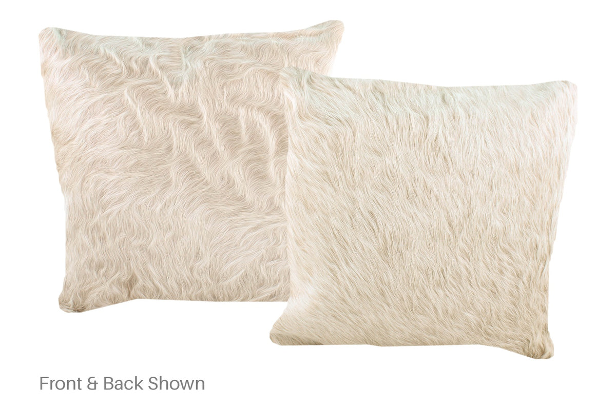 Champagne Cowhide Pillow #A52293