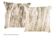Light Brindle Cowhide Pillow 16x16 #A52299 by Hudson Hides