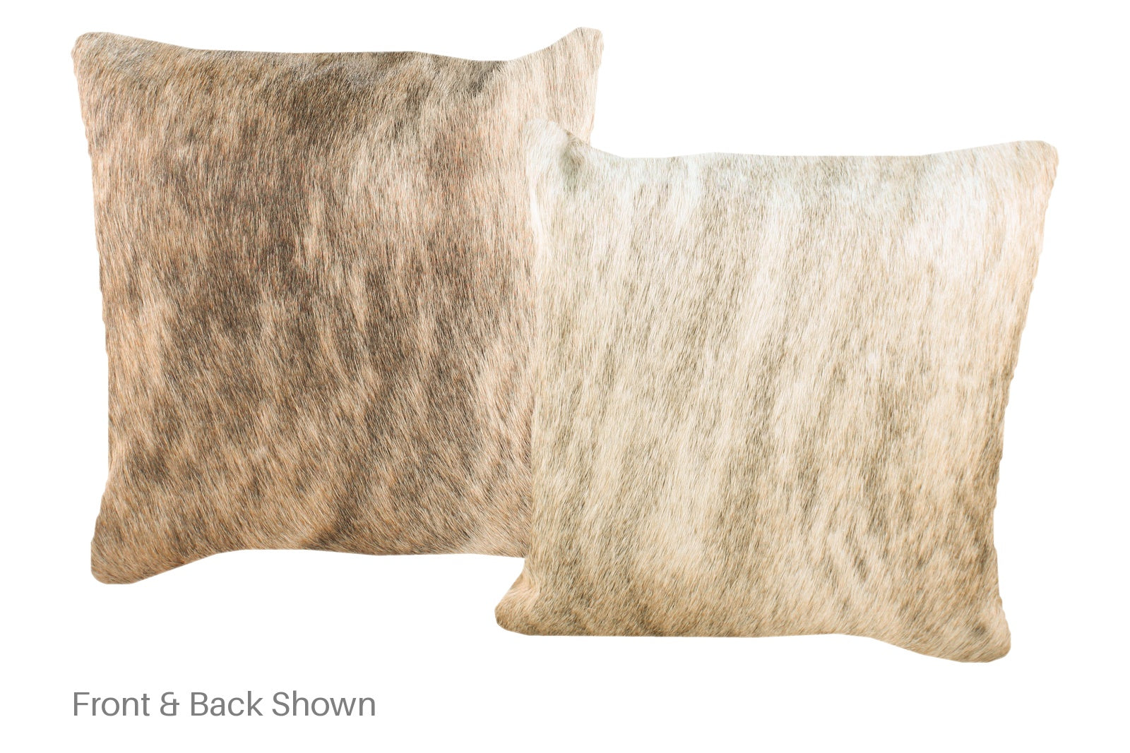 Light Brindle Cowhide Pillow #A52300