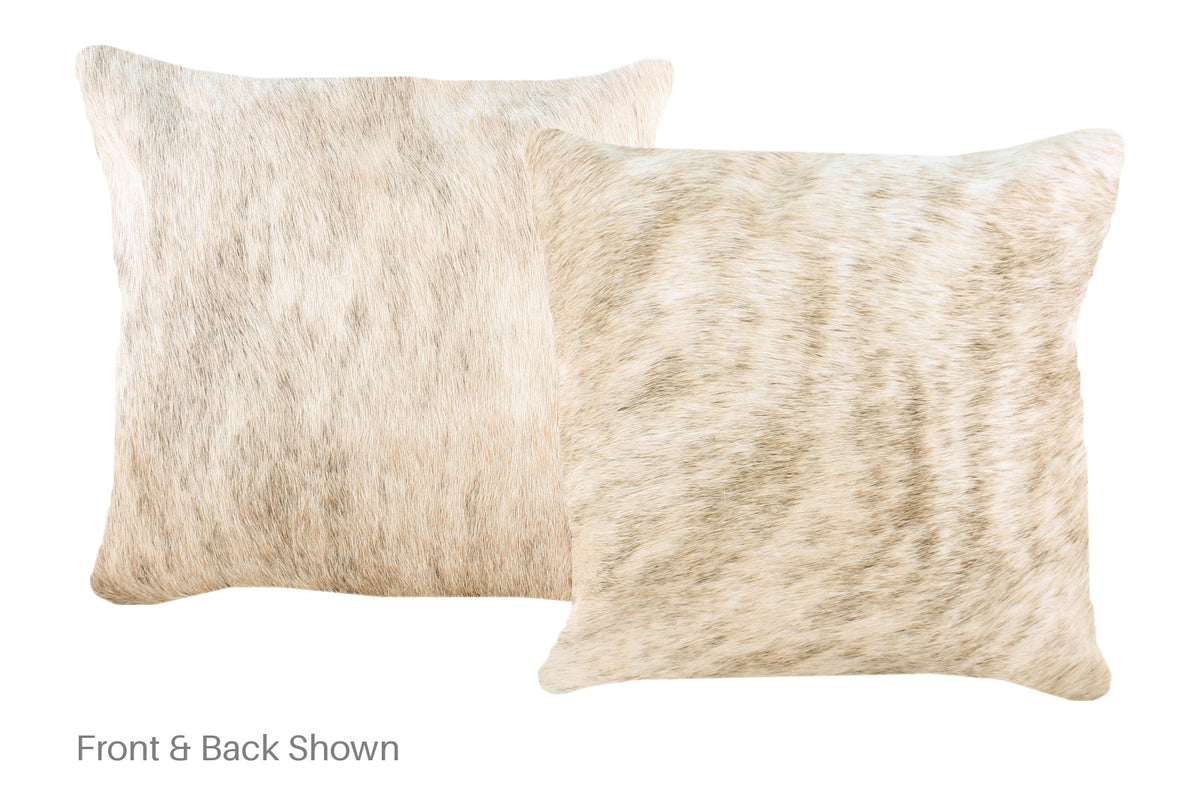Light Brindle Cowhide Pillow #A52301