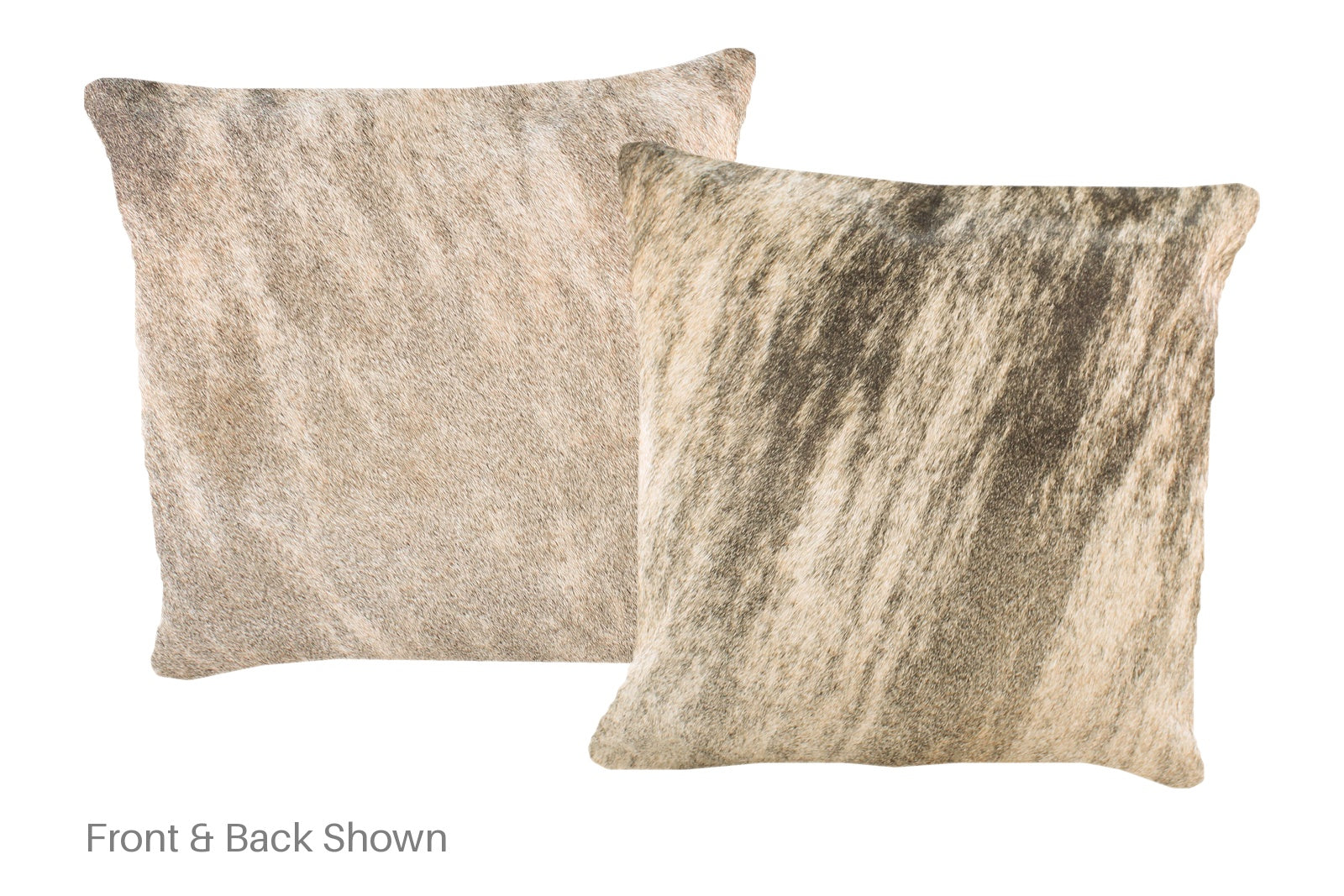 Light Brindle Cowhide Pillow #A52303