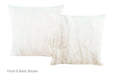 Grey Cowhide Pillow 16x16 #A52310 by Hudson Hides