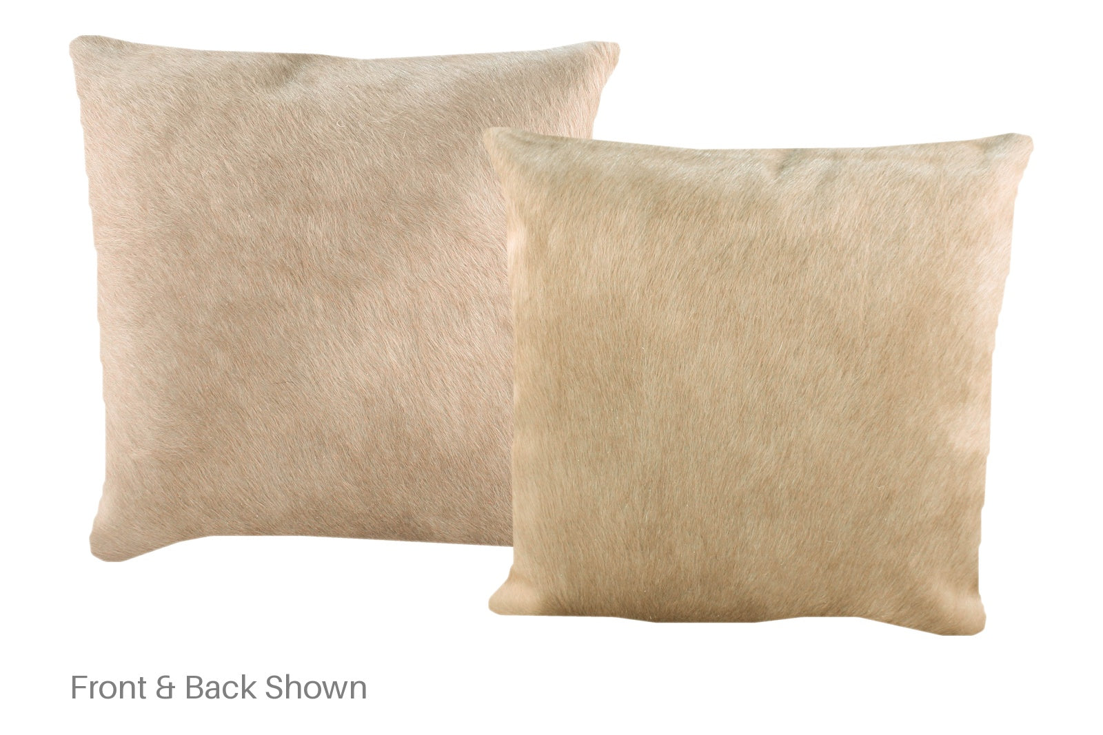 Champagne Cowhide Pillow #A52315