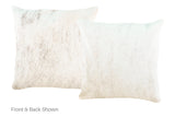 Grey Cowhide Pillow 16x16 #A52317 by Hudson Hides