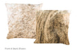 Light Brindle Cowhide Pillow 16x16 #A52320 by Hudson Hides