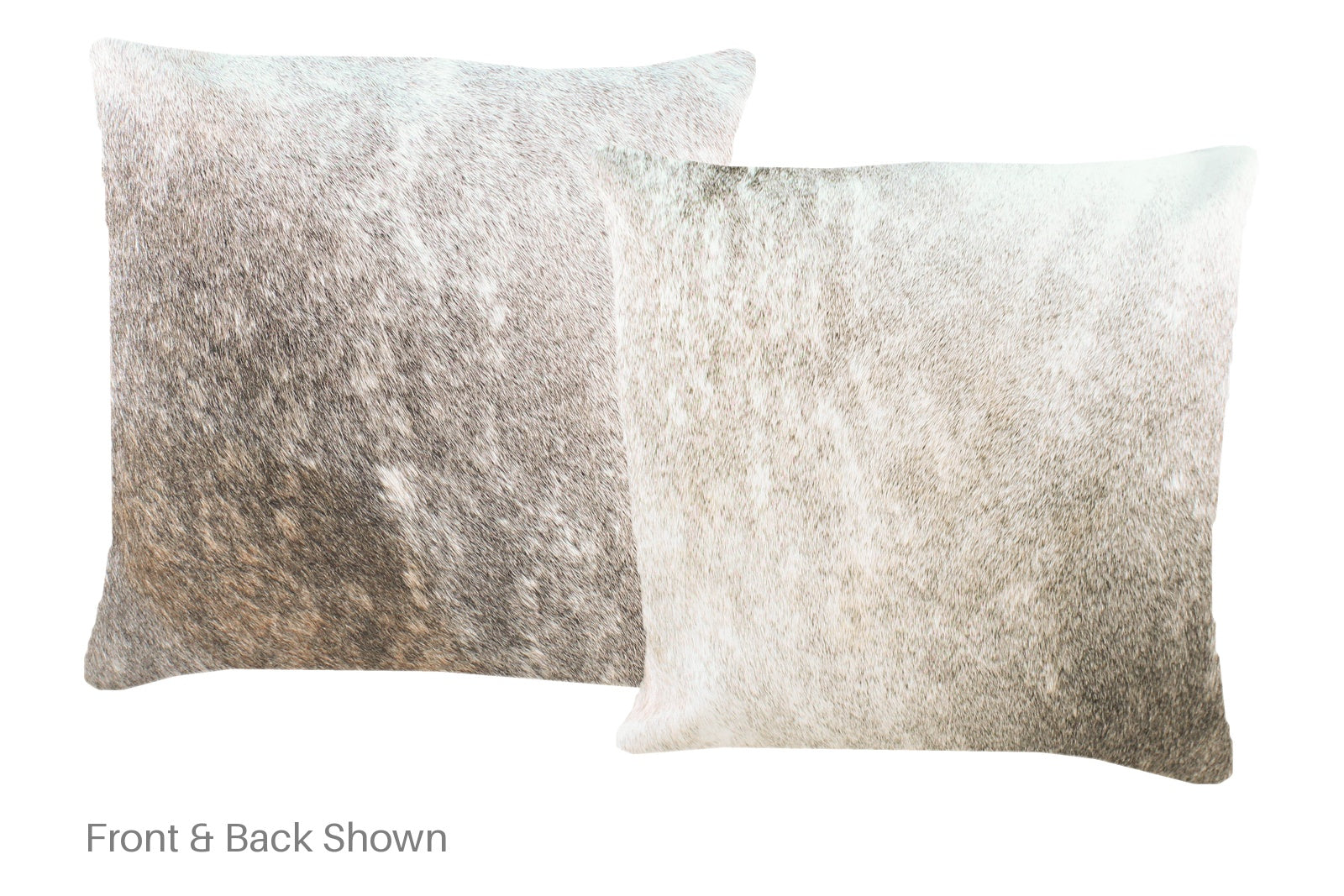 Grey Cowhide Pillow #A52321