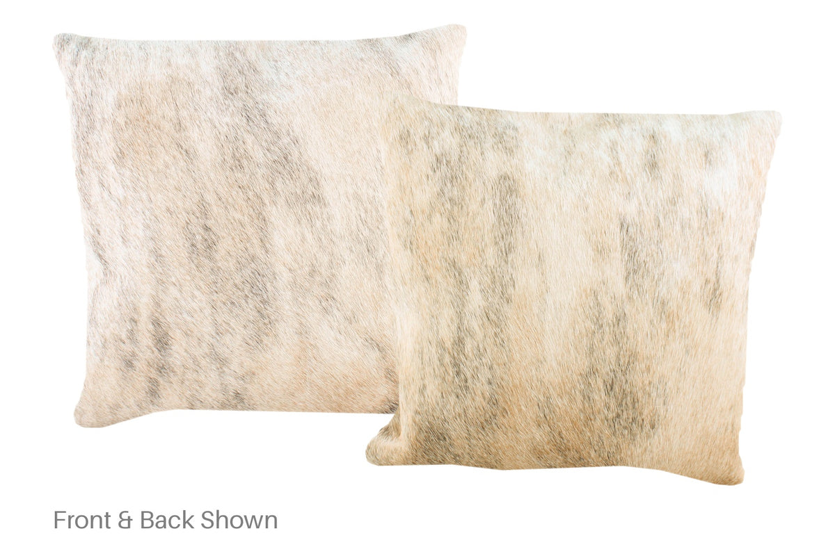 Light Brindle Cowhide Pillow #A52322