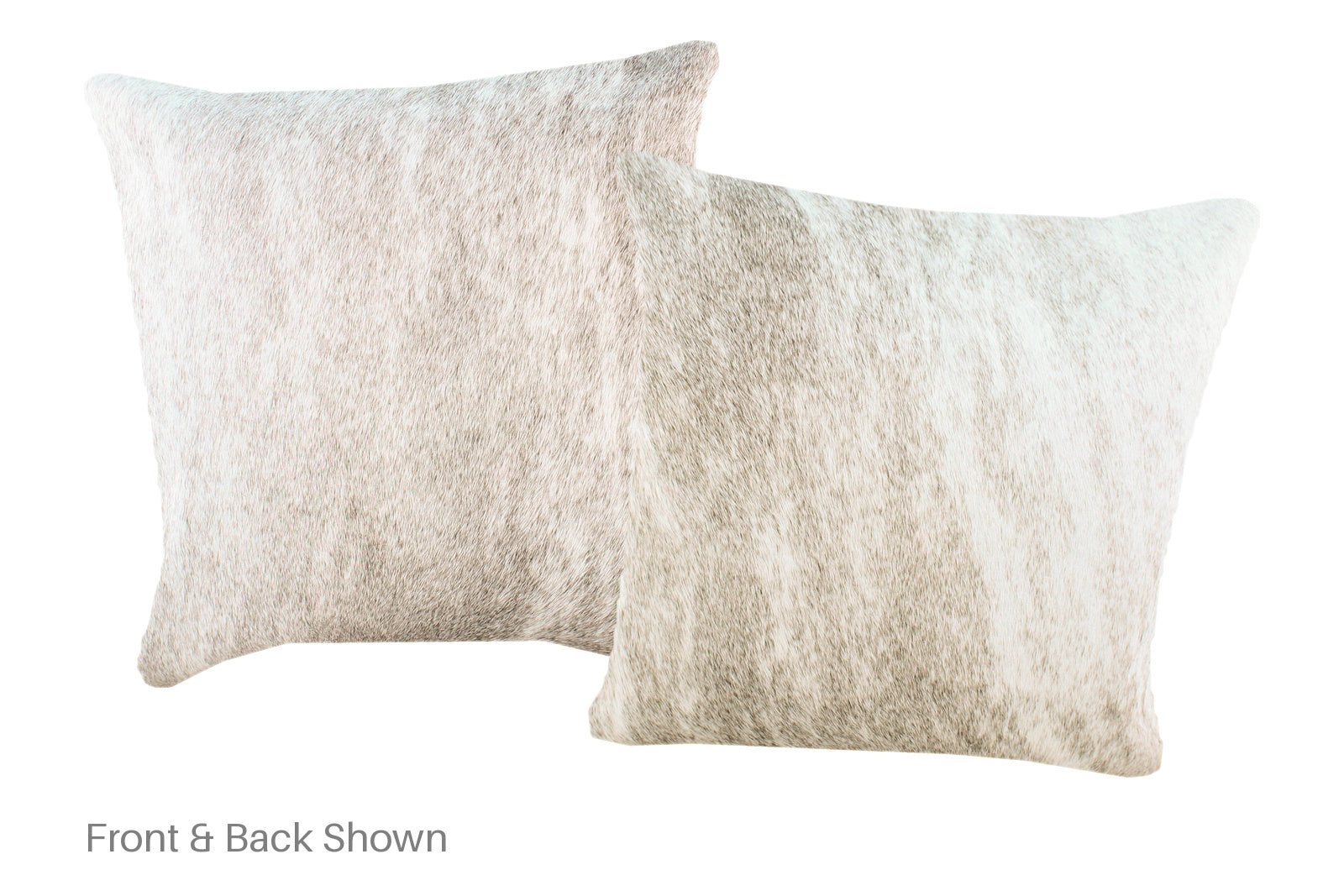 Grey Cowhide Pillow #A52323