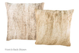 Light Brindle Cowhide Pillow 16x16 #A52328 by Hudson Hides