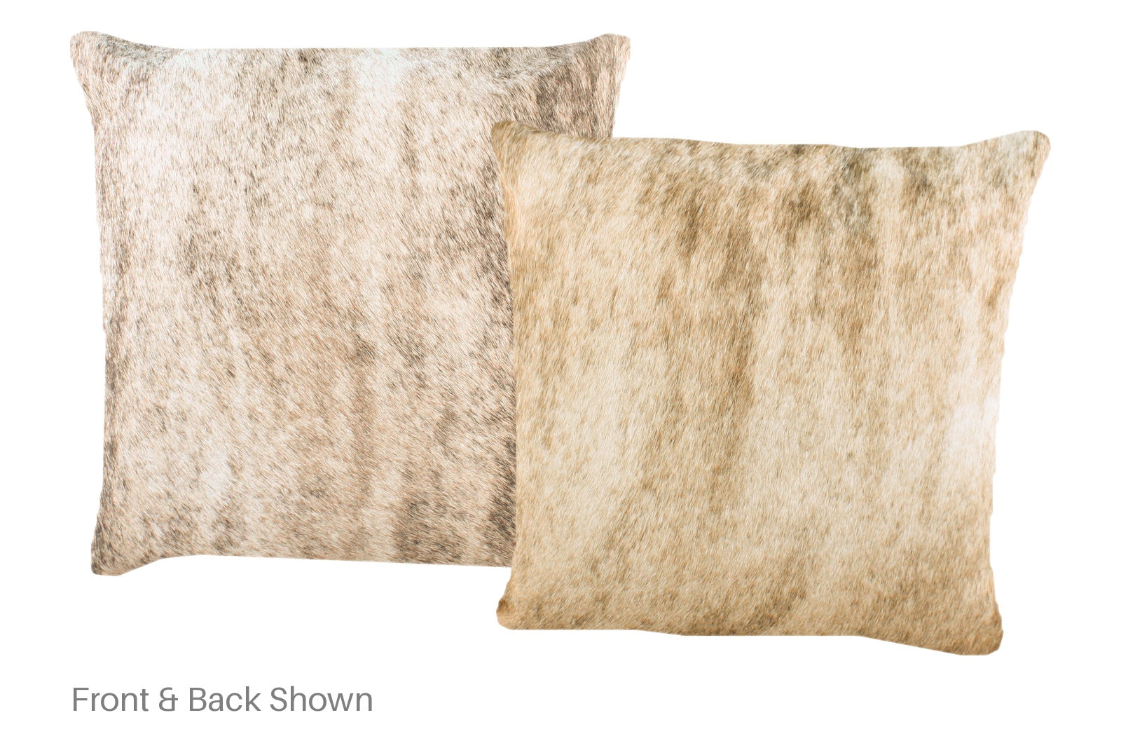 Light Brindle Cowhide Pillow #A52328