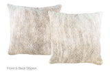 Grey Cowhide Pillow 16x16 #A52329 by Hudson Hides