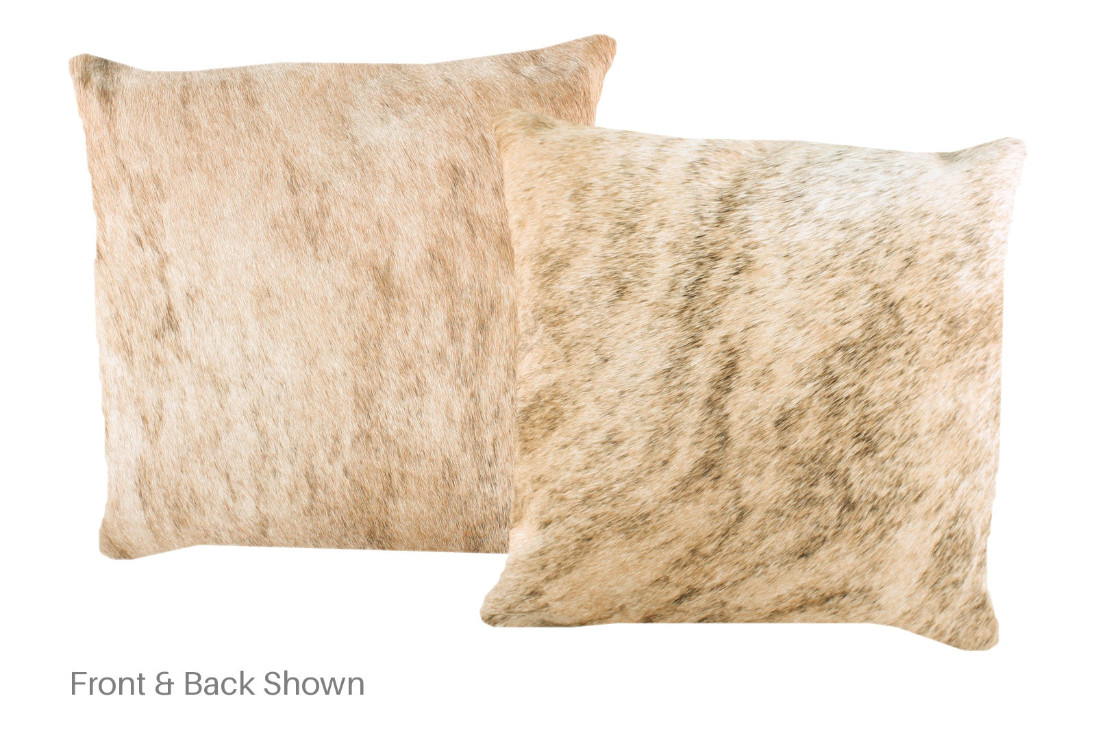 Light Brindle Cowhide Pillow #A52330