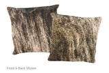 Light Brindle Cowhide Pillow 16x16 #A52334 by Hudson Hides