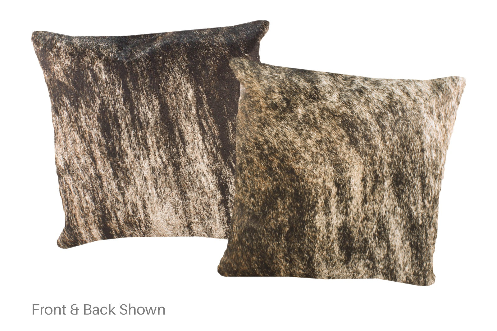 Light Brindle Cowhide Pillow #A52334