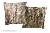 Light Brindle Cowhide Pillow 16x16 #A52335 by Hudson Hides