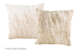 Light Brindle Cowhide Pillow 16x16 #A52341 by Hudson Hides