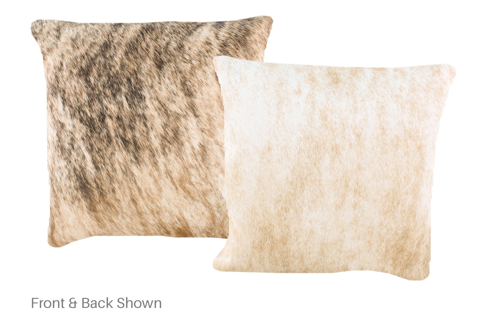Light Brindle Cowhide Pillow #A52342