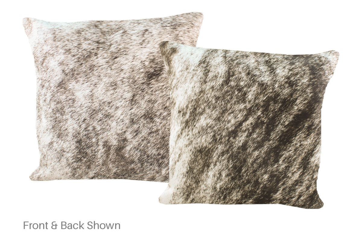 Light Brindle Cowhide Pillow #A52345