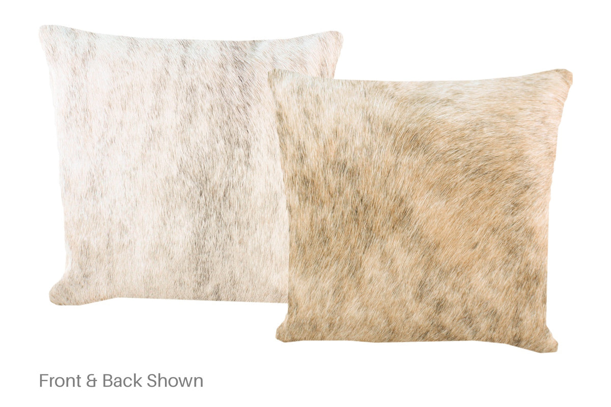 Light Brindle Cowhide Pillow #A52349