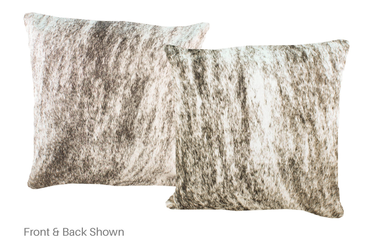Light Brindle Cowhide Pillow #A52352
