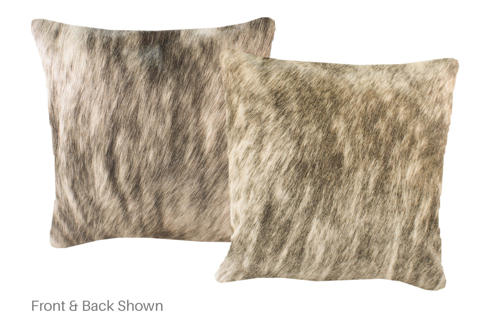 Light Brindle Cowhide Pillow #A52357
