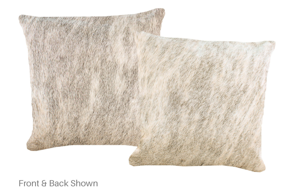 Light Brindle Cowhide Pillow #A52358