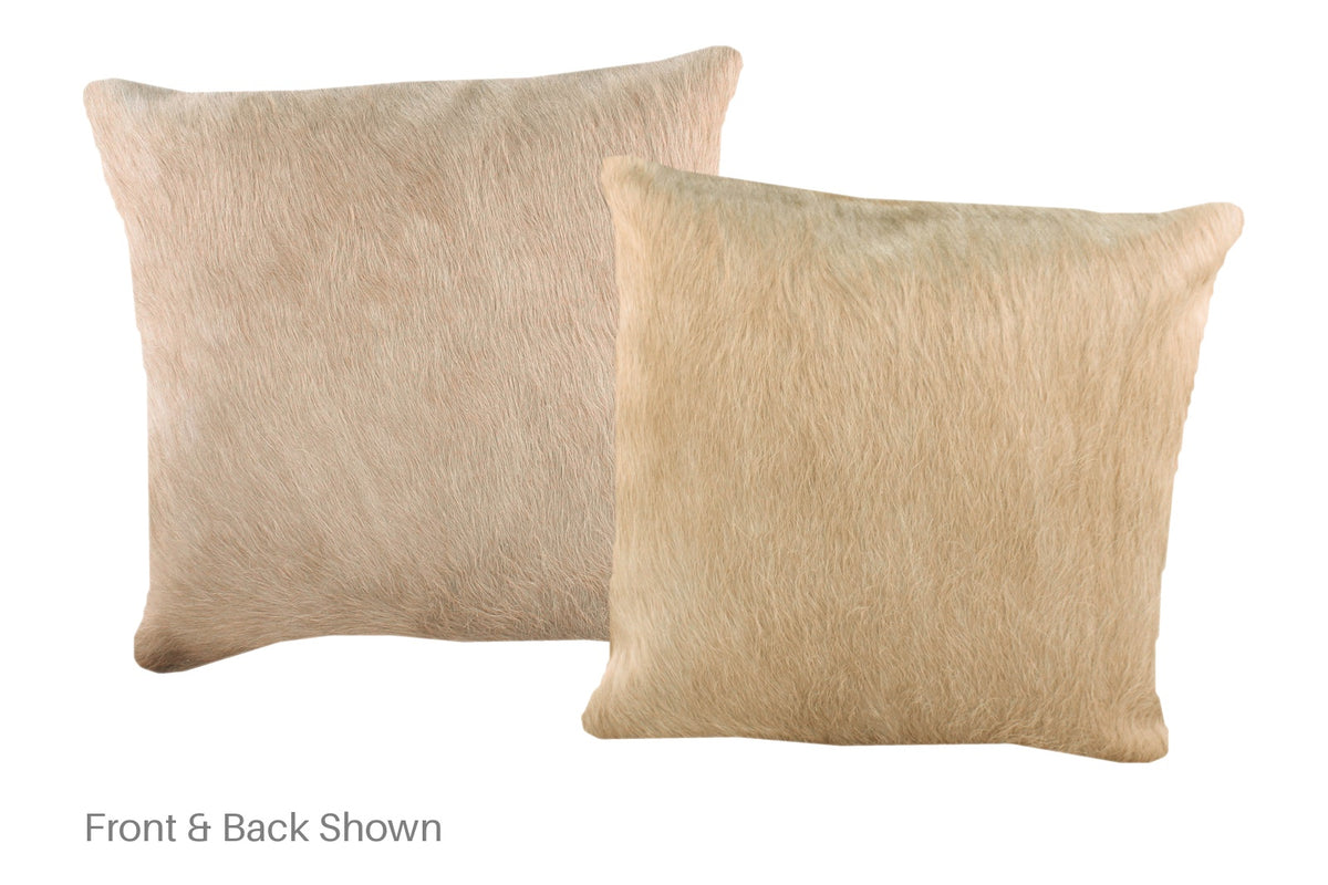 Champagne Cowhide Pillow #A52360