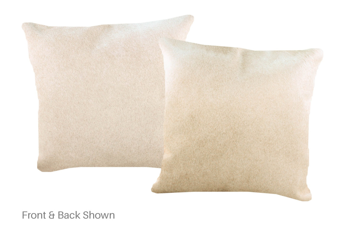 Champagne Cowhide Pillow #A52363