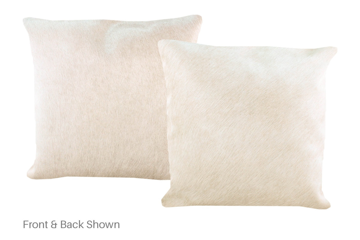 Champagne Cowhide Pillow #A52365