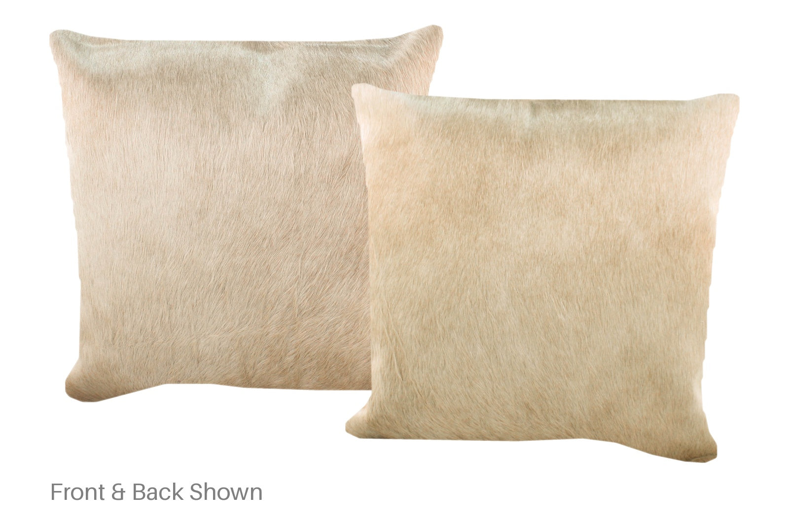 Champagne Cowhide Pillow #A52368