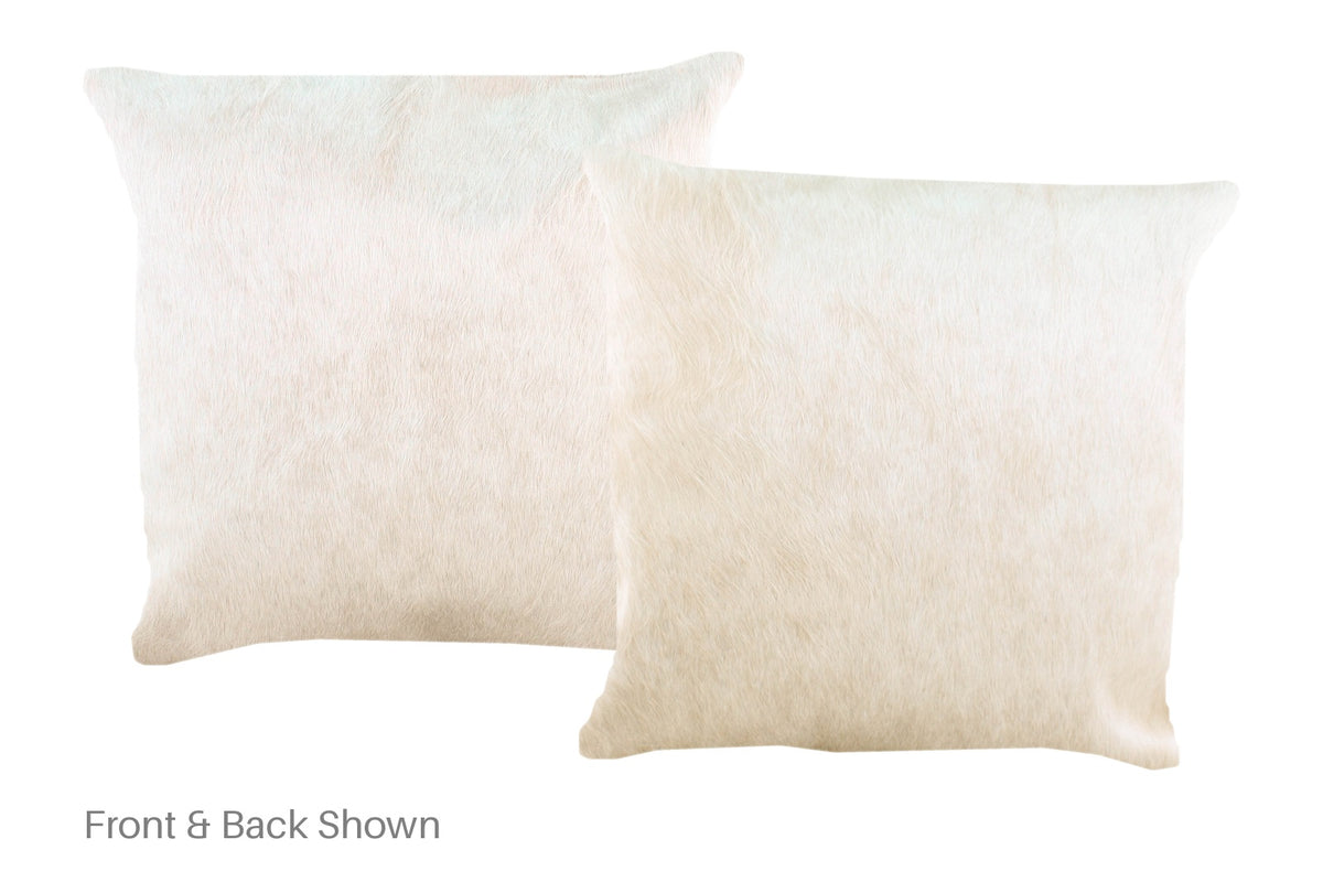 Champagne Cowhide Pillow #A52369