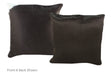 Solid Black Cowhide Pillow 16x16 #A52373 by Hudson Hides