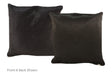 Solid Black Cowhide Pillow 16x16 #A52374 by Hudson Hides
