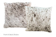 Salt and Pepper Black Cowhide Pillow 16x16 #A52376 by Hudson Hides