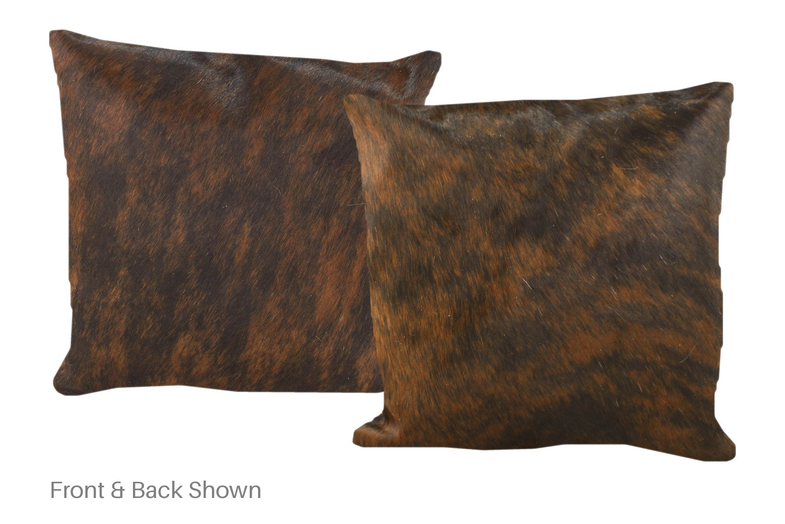 Dark Brindle Cowhide Pillow #A52381