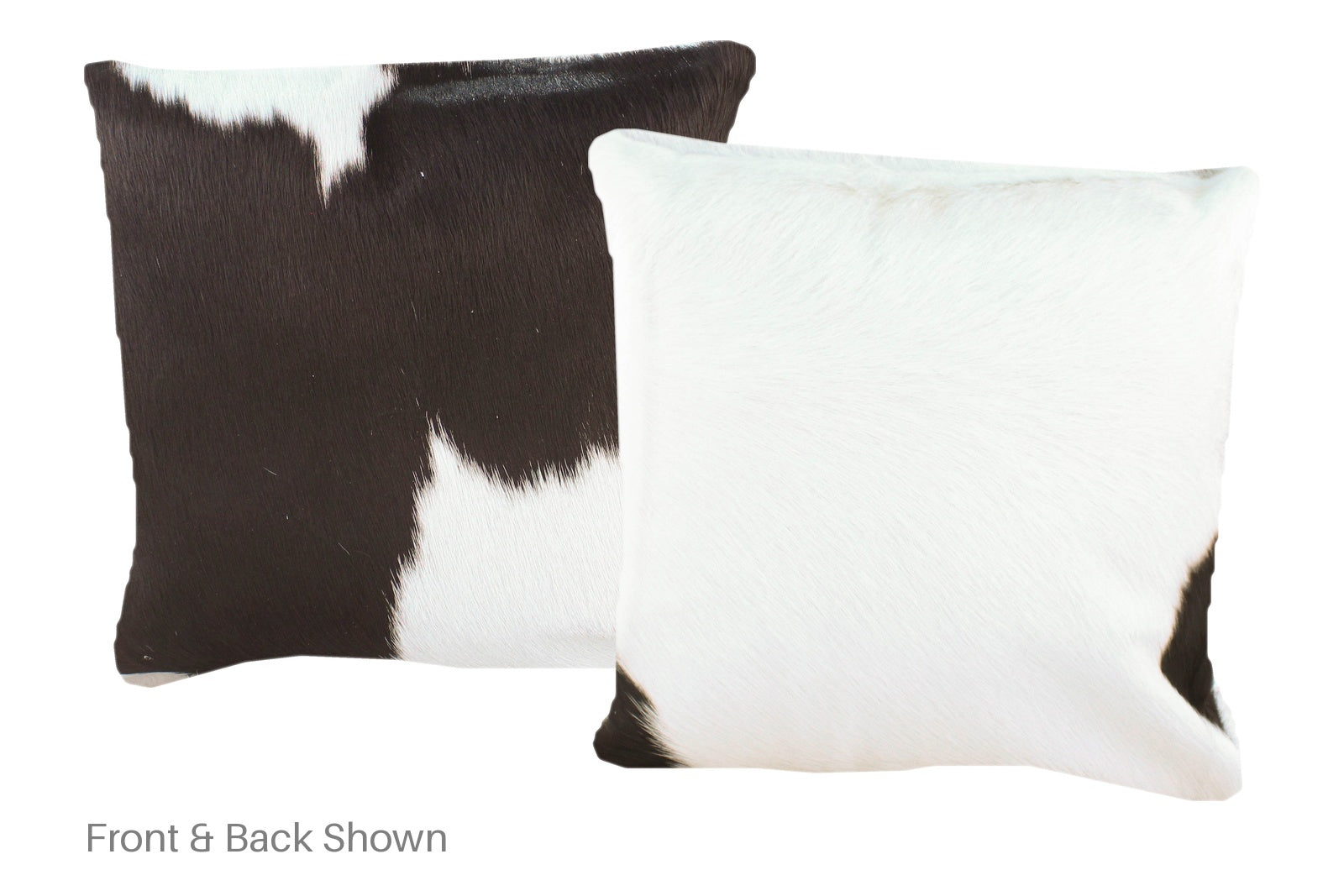 Black and White Cowhide Pillow #A52387