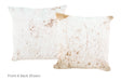 Salt and Pepper Brown Cowhide Pillow 16x16 #A52392 by Hudson Hides