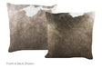 Grey Cowhide Pillow 16x16 #A52394 by Hudson Hides
