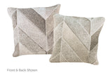 Patchwork Cowhide Pillow 16x16 #A52408 by Hudson Hides