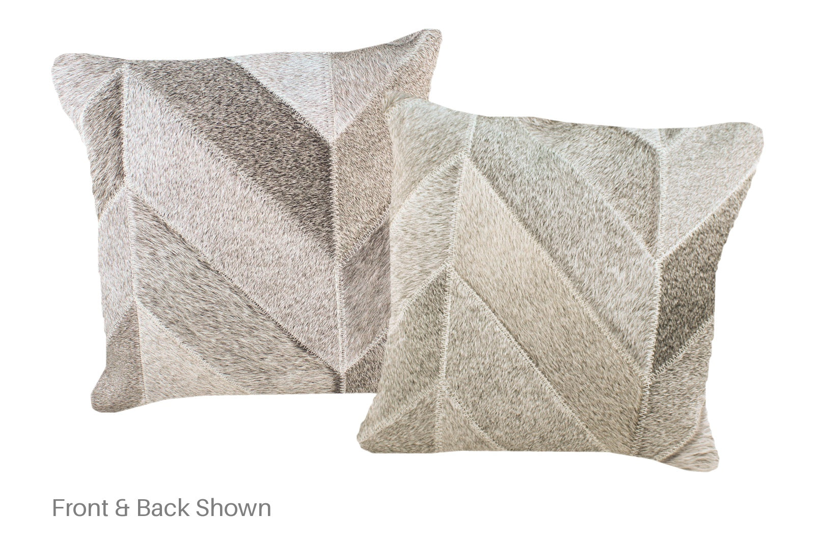 Patchwork Cowhide Pillow #A52408