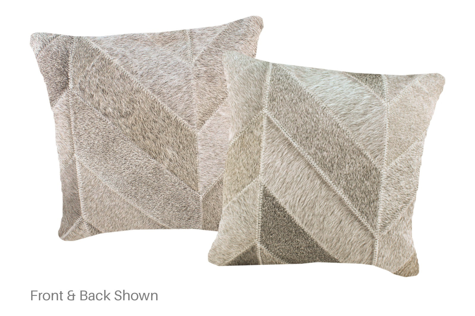 Patchwork Cowhide Pillow #A52410