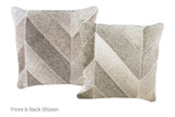 Patchwork Cowhide Pillow 16x16 #A52411 by Hudson Hides