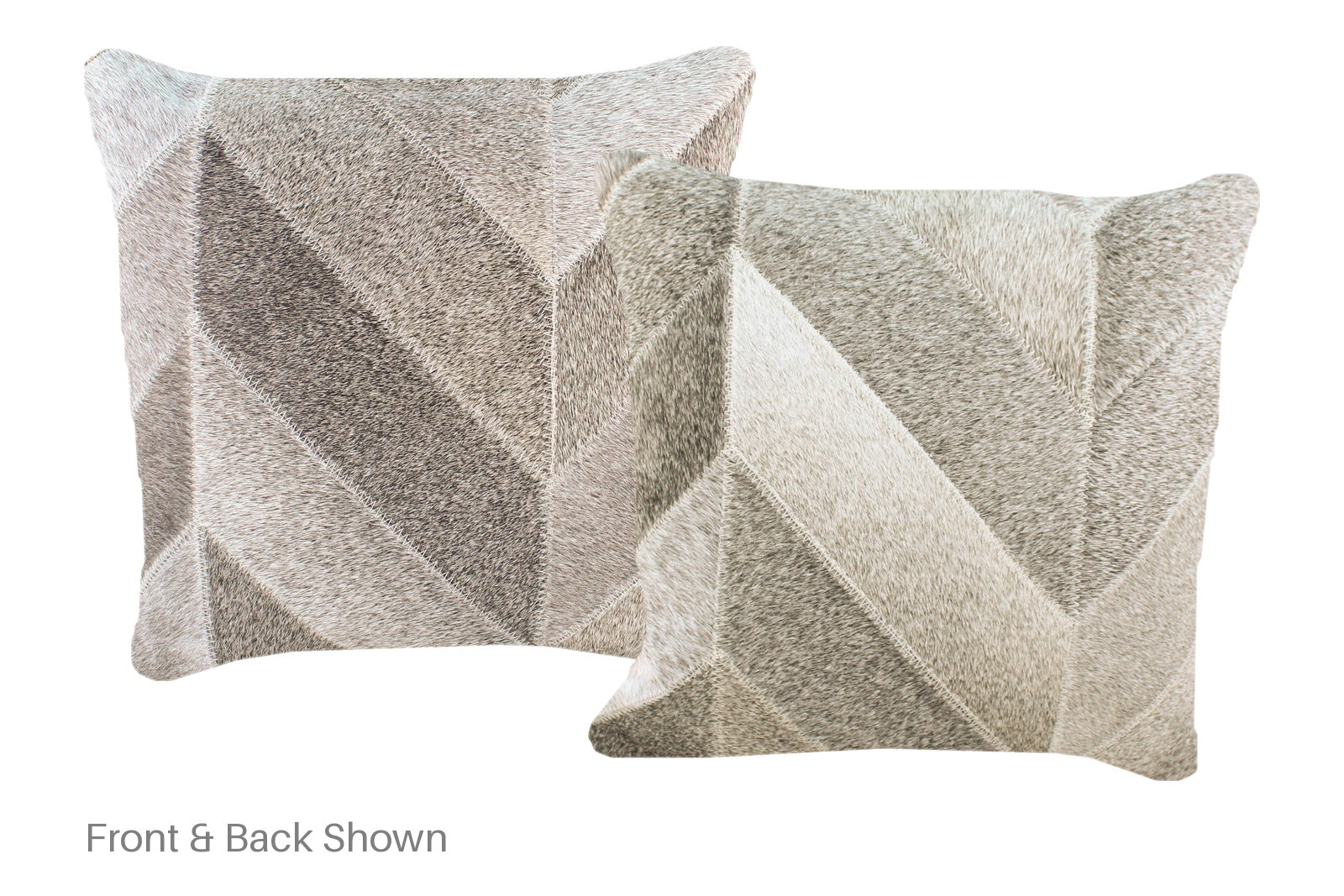 Patchwork Cowhide Pillow #A52411